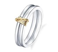Mid Finger Rings, Wedding Ring Kit Gold Elegant 9K Yellow Gold Size I 1/2 Woman Gifts Unique