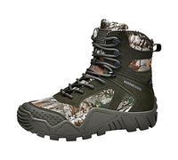 Mid Hiking Boots Men, Walking Boot Lace Up Snow Boots Chunky Soles Trekking Shoes Hard Wearing Combat Boot Classic Stylish Outdoor Shoe Breathable Sneakers Comfort Casual Trainers Camouflage