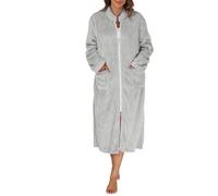 mid length bath robe long sleeve with pockets bathrobe full zip dressing gowns for women uk Warm and thick womens dressing gown casual lightweight women's nightwear