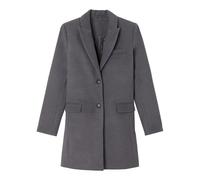 Mid-Length Coat Dark Grey