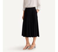 Mid-Length Full Skirt Black