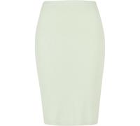 Mid-length skirt in ribbed knit for women Urban Classics Gris S