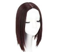 Mid-Length Synthetic Hairpiece With Breathable Net & Invisible Clips For Women's Daily & Social Occasions Synthetic Hairpiece For Daily Wear