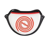 Mid Mallet Putter Cover Small Golf Headcover Club Head Protector Magnetic Closure for Odyssey White Hot Pro