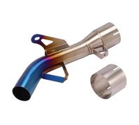 Mid Pipe For Ninja For Z900 Z900e A2 2017 2018 2019 Motorcycle Exhaust For Escape Systems Modify Mid Link Pipe Replace Catalyst(Blue)