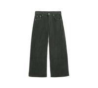 Mid-rise corduroy baggy trousers for women Superdry Vert 34x30