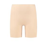 Bye Bra Mid Waist Low Back Shaping Shorts for Women, No Show Seamless Underwear for Backless Outfits, Stay Put Silicone, Soft Fabric (Beige, M)