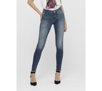 Mid Rise Skinny Jeans Grey-Blue