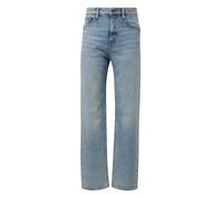 Mid-Rise Straight Jeans with 5 Pockets QS Pete Bleu 28x34