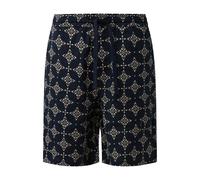 Mid-rise Straight Leg Relaxed Fit Bermuda Shorts s.Oliver Detroit Bleu M