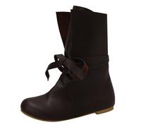 Mid-shaft boots, women's men's waterproof rubber boots, sizes ankle boots, black rain boots, half height shoes, riding boots, biker boots, combat boots, high-top sports shoes, business, casual, brown