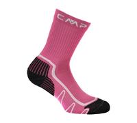 CMP UNISEX TREKKING SOCK POLY MID GERANEO-BIANCO 3-5 UK