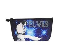 Mid-South Products Elvis Makeup Bag, Cosmetic Travel Case, Blue Stage Design