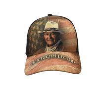 Mid-South Products - John Wayne Hat, American Legend, Enlisting Photo, One size
