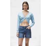 Mid-Waist Denim Shorts Enorsia Navy 8