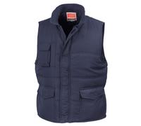 Mid-Weight Bodywarmer Showerproof Windproof Jacket Result Navy 4XL