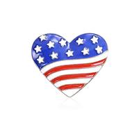 Midari American Flag Lapel Pin Patriotic USA Flag Badge for Men & Women Bulk Memorial Day 4th of July Gifts American Flag Lapel Pin for Coats Suit Jackets and Lanyards Backpacks Hat, Copper, no