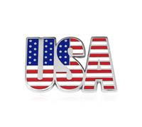 Midari American Flag Lapel Pin Patriotic USA Flag Badge for Men & Women Bulk Memorial Day 4th of July Gifts American Flag Lapel Pin for Coats Suit Jackets and Lanyards Backpacks Hat, Copper, no