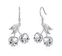 Midari Rose Cross Soccer Penguin Turtle Bat Skull Face Lotus Spider Ghost Dangle Earrings for Women 925 Sterling Silver Animal Gothic Earring, Sterling Silver, No Gemstone