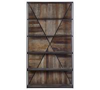 Midas Shelving Unit - Industrial - Elm Wood