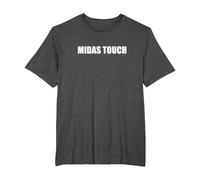 Midas Touch T-Shirt, Men's Big and Tall, Dark Heather Grey, 4X Tall