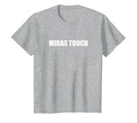 Midas Touch T-Shirt, Youth, Heather Grey, Medium