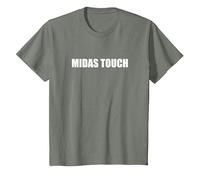 Midas Touch T-Shirt, Youth, Olive Heather, Medium