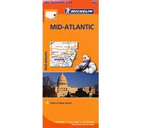 Midatlantic, Allegheny Highlands - Michelin Regional Map 582: Map