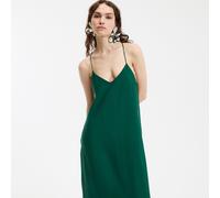 Midaxi Cami Dress Dark Green