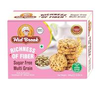 MidBreak - Sugar Free Multigrain Cookies | Multigrain Biscuits | Sugar Free Multigrain Biscuits | Premium Handmade Cookies | 300 Gm | Pack of 1