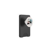 Midcentury Cats Mid Century Retro Atomic Age Space Kitten PopSockets PopWallet for MagSafe