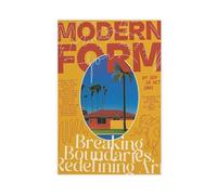 Midcentury Modern Palm Springs Print Canvas Poster Bedroom Decor Landscape Office Room Decor Gift 16x24inch(40x60cm)