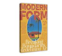 Midcentury Modern Palm Springs Print Canvas Poster Bedroom Decor Landscape Office Room Decor Gift 20x30inch(50x75cm)