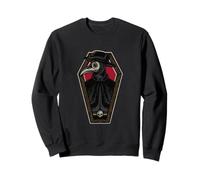 Middle Age Plague Doctor Mask Coffin Medieval Medicine Sweatshirt