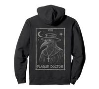 Middle Age Plague Doctor Mask Tarot Card Medieval Medicine Pullover Hoodie