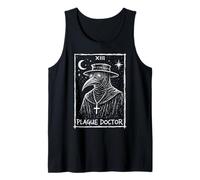 Middle Age Plague Doctor Mask Tarot Card Medieval Medicine Tank Top