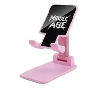 Middle Age Portable Phone Stand Lightweight Printed Smartphone Holder Foldable Compact Desk Stands