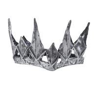 Middle Ages Crown Dark Headdress King Cosplay Crown Props for Con LARP Stage Photoshoots Vintage Crowns for Women