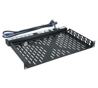 Middle Atlantic Products U1V 10.4 in. Utility Rackshelf, 1 RU, Vented