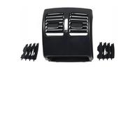 Middle Center Console Air Vent For Benz C Class C180 C200 C230 C260 C280 C300 W204 Interior Black AC Air Vent Grille Outlet Cover Trim Replacement(Rear-Standard)