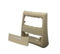 Middle Center Console Air Vent For BMW 3 Series E90 E91 2005-2012 Car Rear Center Console Air Conditioner AC Vent Grille Outer Frame Ashtray Trim Cover Panel(Model D Beige)