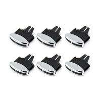 Middle Center Console Air Vent For Maserati For Quattroporte For GranCabrio GranTurismo 1/2/4/6PCS Car Front Rear Air Vent AC Vent Grille Slir Tab Clip(6PCS)