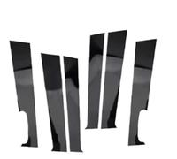 Middle Column Sticker For Jeep For Compass MK49 2007~2017 Glossy Black Car Door Center B C Pillar Post Cover Mirror Effect Trim LIANGYIMEI(Glossy Black)