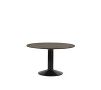 Middle Dining Table Ø120 Dark Oiled Oak/ Black