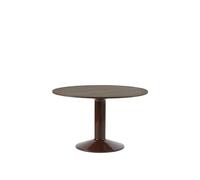 Middle Dining Table Ø120 Dark Oiled Oak/Dark Red