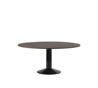 Middle Dining Table Ø160 Dark Oiled Oak/ Black