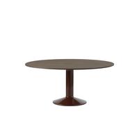 Middle Dining Table Ø160 Dark Oiled Oak/Dark Red