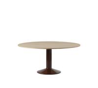 Middle Dining Table Ø160 Oiled Oak/Dark Red