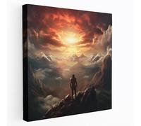 Middle Earth Canvas Print: Brave Warrior - Middle Earth, Brave Warrior, Canvas, Majestic Mountain, 20" x 20"