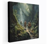 Middle Earth Forest Wall Art - Middle-earth, Adventure Seekers Group Wall Decor Canvas 50 cm x 50 cm